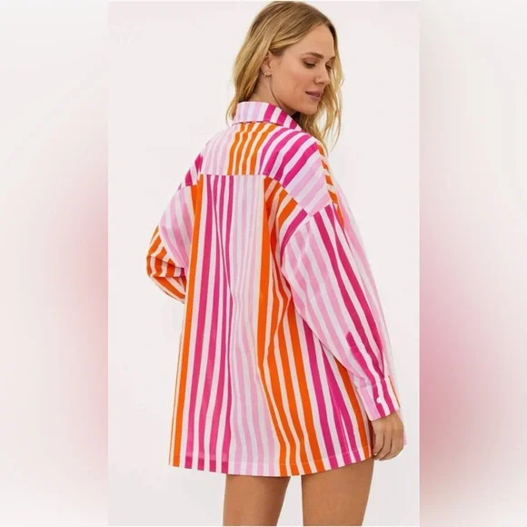 Beach Riot Alexa Swim Cover-Up Top S/M NEW - Picture 2 of 5